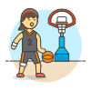 Sports Basketball 24 Illustration from UX Colors Set