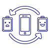 Battery Cycle Illustration from UX Line Set