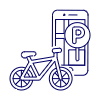 Bike Parking Location illustration - Free transparent PNG, SVG. No sign up needed.