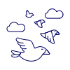 Flock Bird illustration - Free transparent PNG, SVG. No sign up needed.
