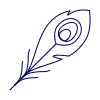 Peacock Feather Illustration from UX Line Set
