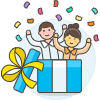 Surprise Gift 3 Illustration from UX Colors Set