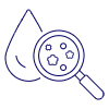 Blood Drop Analysis Illustration from UX Line Set