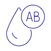 Blood Type Ab Illustration from UX Line Set
