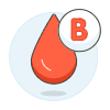 Blood Type B illustration - Free transparent PNG, SVG. No sign up needed.