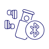 Handsets Bluetooth 1 Illustration from UX Line Set
