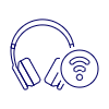 Headphones Bluetooth 1 Illustration from UX Line Set