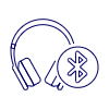 Headphones Bluetooth 2 Illustration from UX Line Set