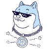 Dogecoin Illustration from Bruxelles Duotone Set
