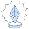 Ethereum Illustration from Bruxelles Duotone Set
