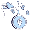 Gas Fees Altcoins Affordable 2 Illustration from Bruxelles Duotone Set