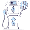 Gas Fees Altcoins Affordable Illustration from Bruxelles Duotone Set