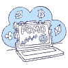 Slang FOMO Illustration from Bruxelles Duotone Set