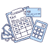 Computing Taxes 1 illustration - Free transparent PNG, SVG. No sign up needed.
