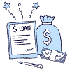 Money Loan illustration - Free transparent PNG, SVG. No sign up needed.