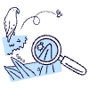Searching 3 illustration - Free transparent PNG, SVG. No sign up needed.