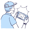 Gaming On Portable Console illustration - Free transparent PNG, SVG. No sign up needed.