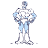 Half Robot Half Human 2 illustration - Free transparent PNG, SVG. No sign up needed.