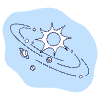 Solar System 3 illustration - Free transparent PNG, SVG. No sign up needed.
