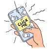 Clickbait Illustration from Free illustrations Set