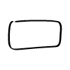 Bubble Rectangle Element from Beveled Scribbles Set