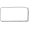 Chat Bubble Horizontal Plain Shadow Non Filled Line Element from Variable Scribbles Set