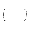 Chat Bubble Horizontal Small Plain Dash Non Filled Line Element from Variable Scribbles Set