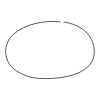 Chat Bubble Oval Plain Non Filled Line Element from Variable Scribbles Set