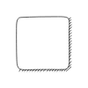 Chat Bubble Square Plain Shadow Non Filled Line Element from Variable Scribbles Set
