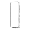 Chat Bubble Vertical Plain Shadow Non Filled Line Element from Variable Scribbles Set
