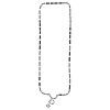 Chat Bubble Vertical Thought Dash Non Filled Line Element from Variable Scribbles Set