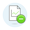 Chart File Remove Illustration from UX Colors Set