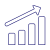 Increasing Chart Illustration from UX Line Set