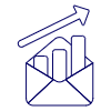 Increasing Envelope Chart Illustration from UX Line Set
