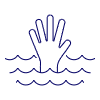 Drowning Hand 1 Illustration from UX Line Set