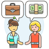 Business Deal 5 Illustration from UX Colors Set