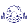 Oyster Pearl Illustration from UX Line Set