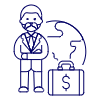International Business 1 Illustration from UX Line Set