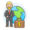 International Business 1 Illustration from UX Colors Set