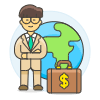 International Business 3 Illustration from UX Colors Set