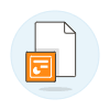 Ppt File Format 3 Illustration from UX Colors Set