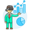 Vr Presentation 2 3 Illustration from UX Colors Set