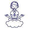 Customer Service Cloud 1 Illustration from UX Line Set