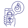 Customer Service Phone 1 Illustration from UX Line Set