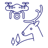 Camera Drone 3 Illustration from UX Line Set