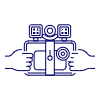 Video Camera Mobile 1 Illustration from UX Line Set