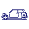 Car Mini Cooper Illustration from UX Line Set | Free Download as SVG Vector and Transparent PNG | Streamline illustrations