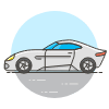 Car Sport 3 Illustration from UX Colors Set