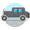 Vintage Car 3 Illustration from UX Colors Set