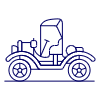 Vintage Car 4 Illustration from UX Line Set